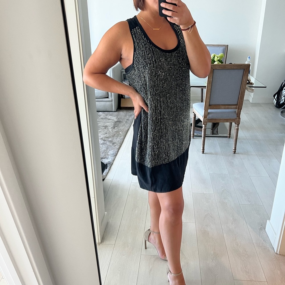 Eileen Fisher beaded dress - size L